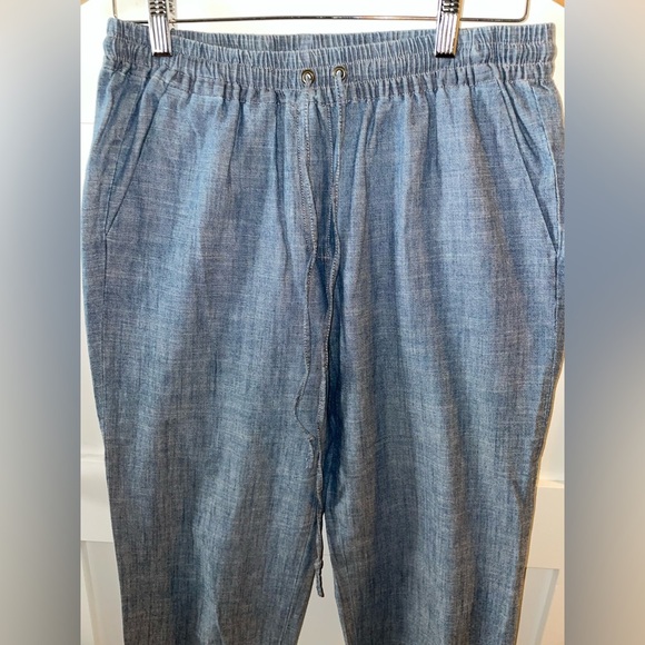 J Crew Denim Draw String Pants - Picture 2 of 10